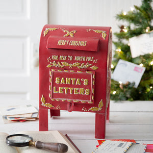 Tabletop Santa's Letters Box