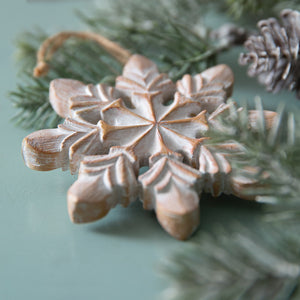 Resin Snowflake Ornament
