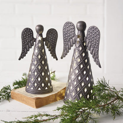 Pressed Tin Tabletop Angel (Large Only)