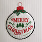 Metal Christmas Ornament Wall Sign