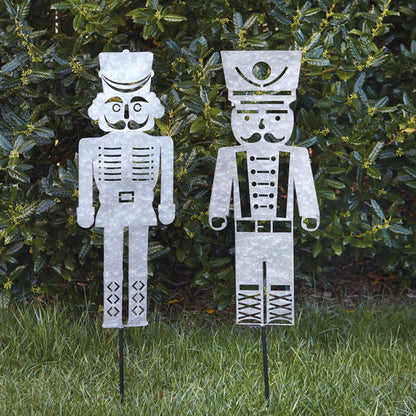 Nutcracker Yard Stakes - Set of 2