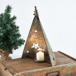 Large Christmas Tree Votive Holder